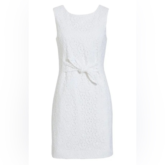 Lilly Pulitzer Clarise Eyelet Sheath Dress - Picture 2 of 13